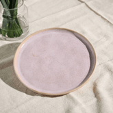 Prato de Sobremesa Bio Litchi Rosa 21,5cm - Ela Decora